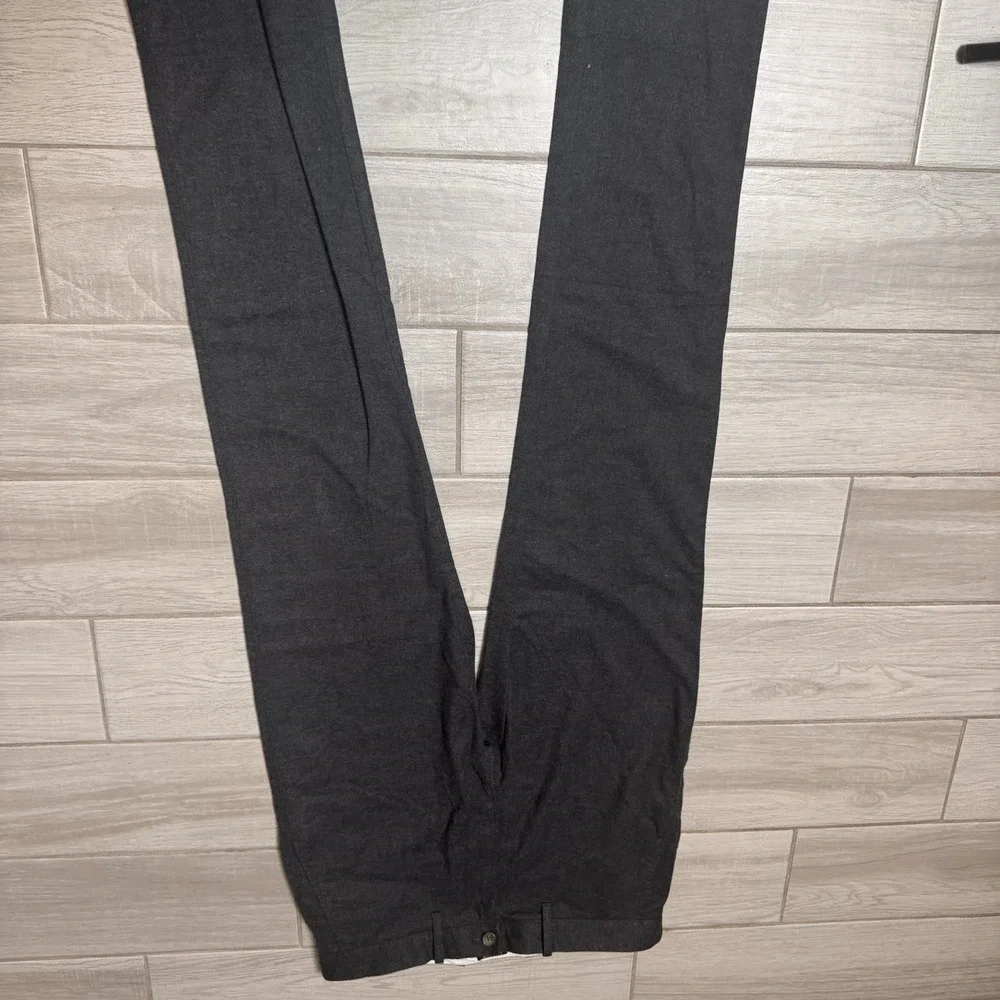 J. Crew Factory Flex Slim Fit Brushed Cotton Blend Chino in Charcoal 32x32 BK737